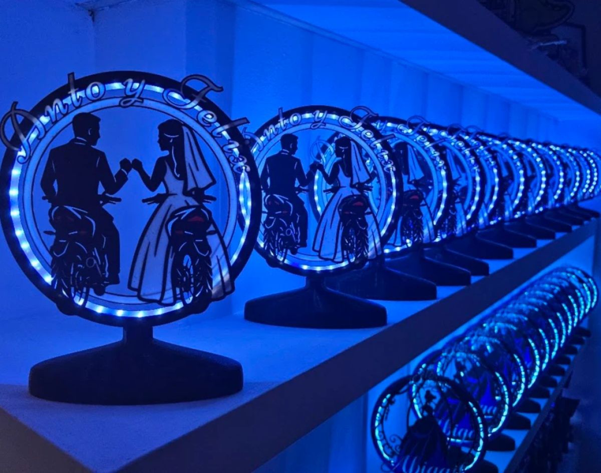 Centros de Mesa - Circular LumiX 25cm - Casamiento