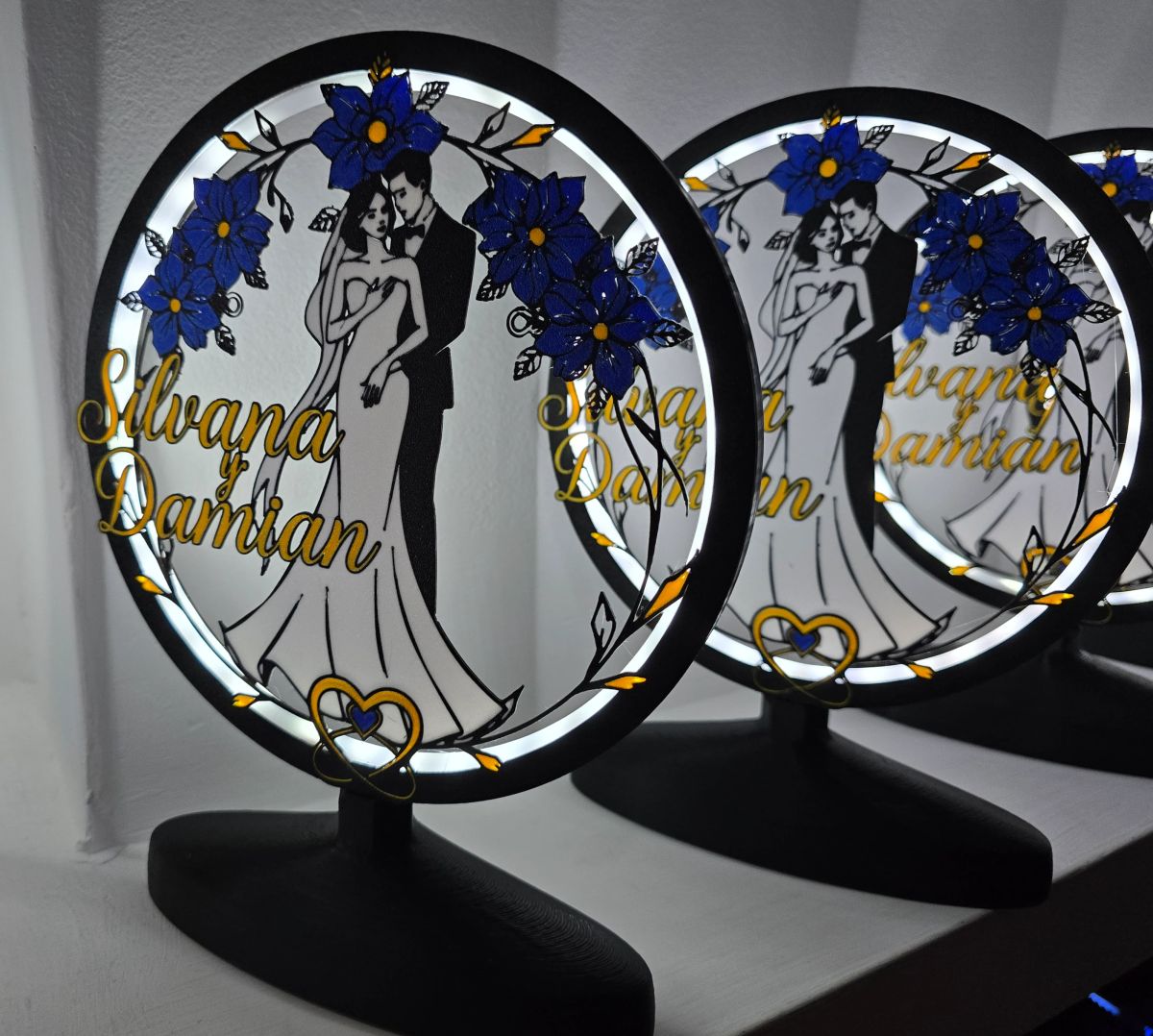 Centros de Mesa - Circular LumiX 25cm - Casamiento