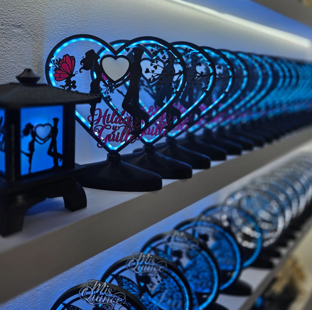 Centros de Mesa - Corazon Luminis Amour 25cm - Casamiento
