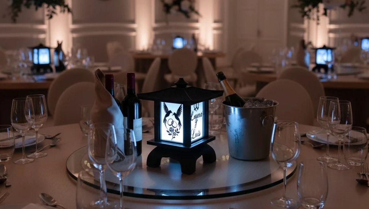 Centros de Mesa - Farol Kasumi 20cm - Casamiento