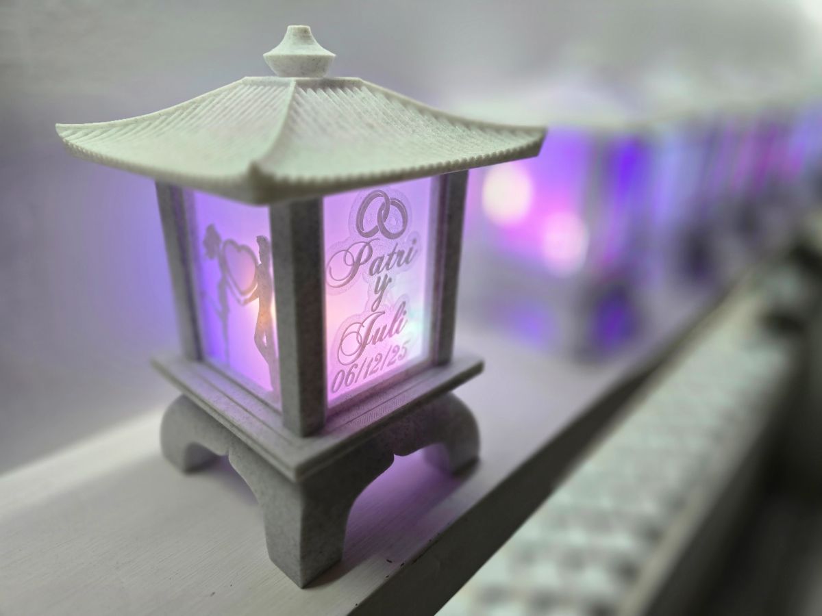 Centros de Mesa - Farol Kasumi 20cm - Casamiento