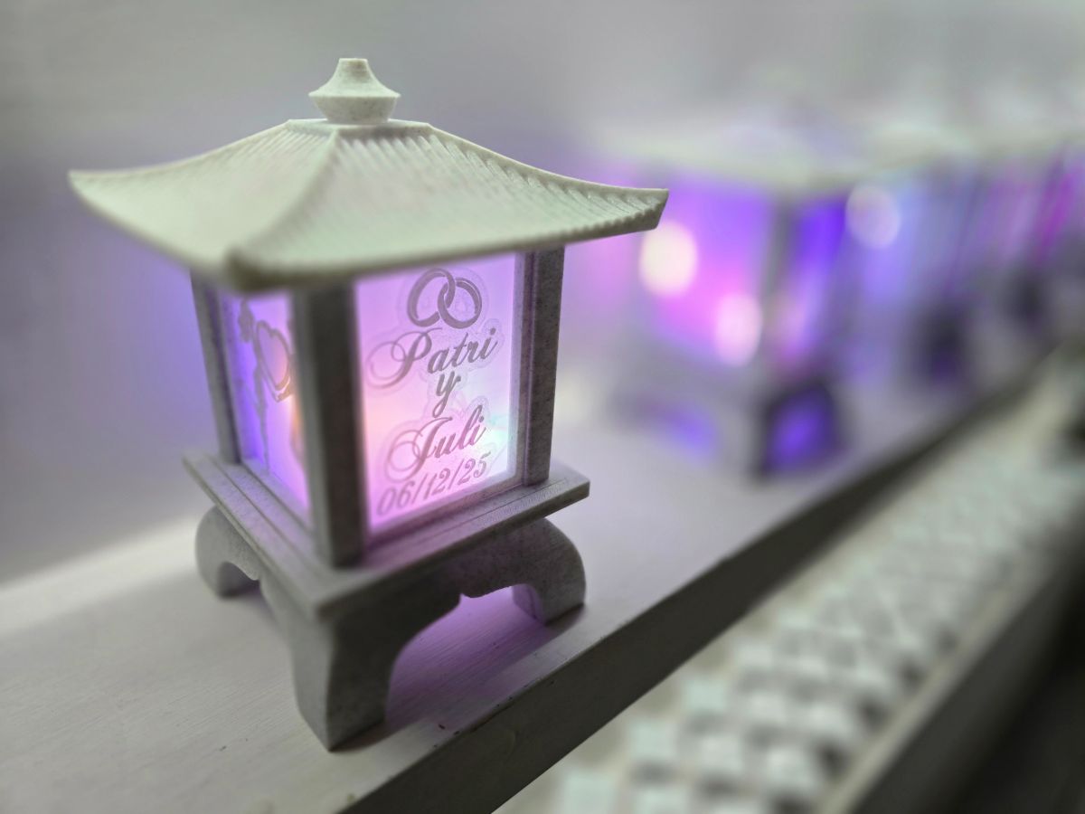 Centros de Mesa - Farol Kasumi 20cm - Casamiento