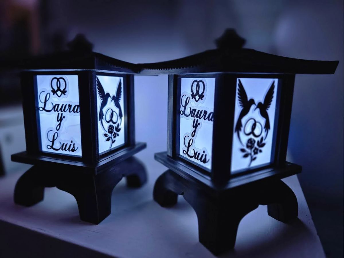 Centros de Mesa - Farol Kasumi 20cm - Casamiento