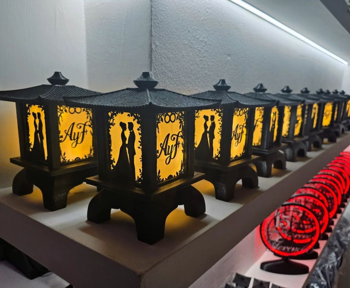 Centros de Mesa - Farol Kasumi 20cm - Casamiento