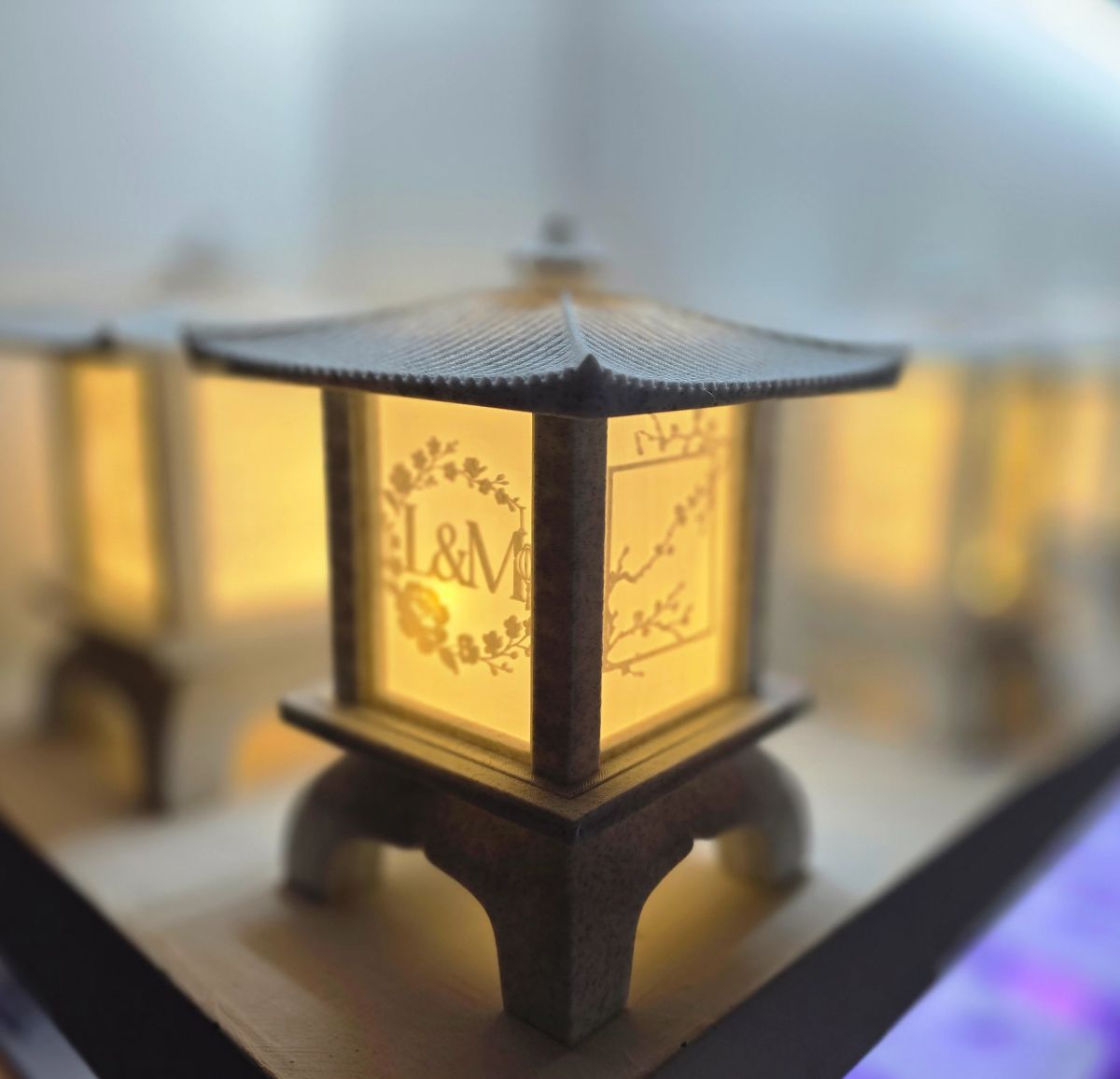 Centros de Mesa - Farol Kasumi 20cm - Casamiento