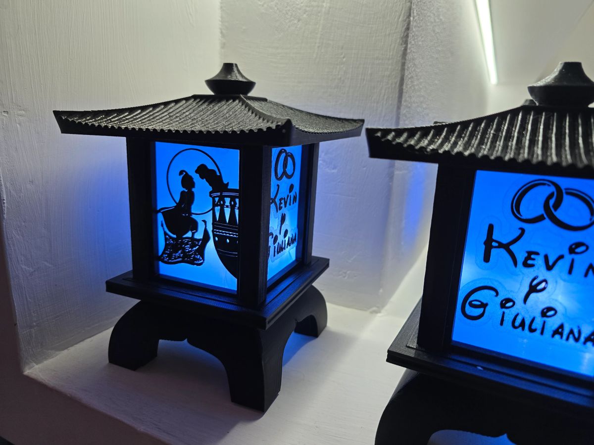 Centros de Mesa - Farol Kasumi 20cm - Casamiento