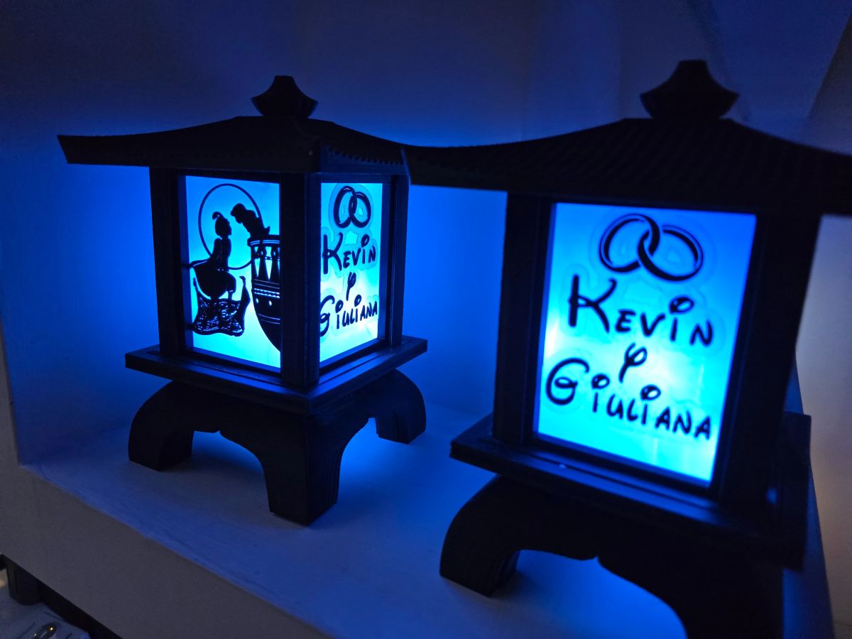 Centros de Mesa - Farol Kasumi 20cm - Casamiento