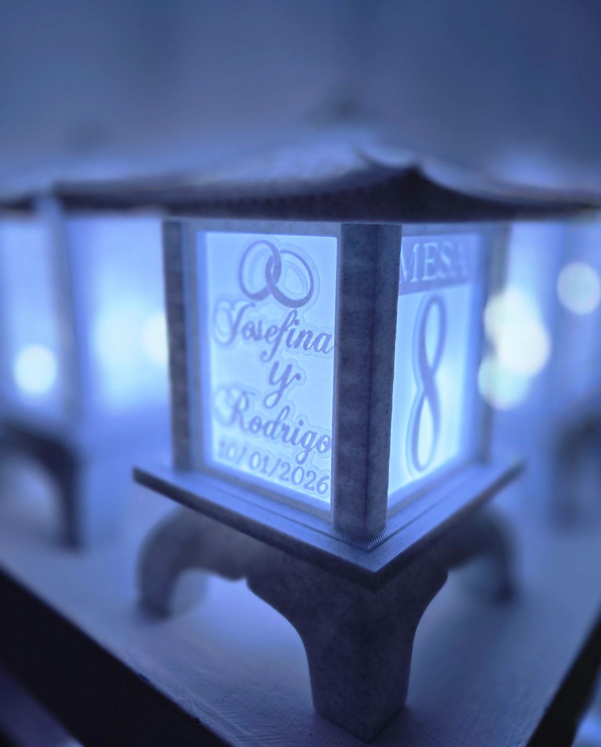 Centros de Mesa - Farol Kasumi 20cm - Casamiento
