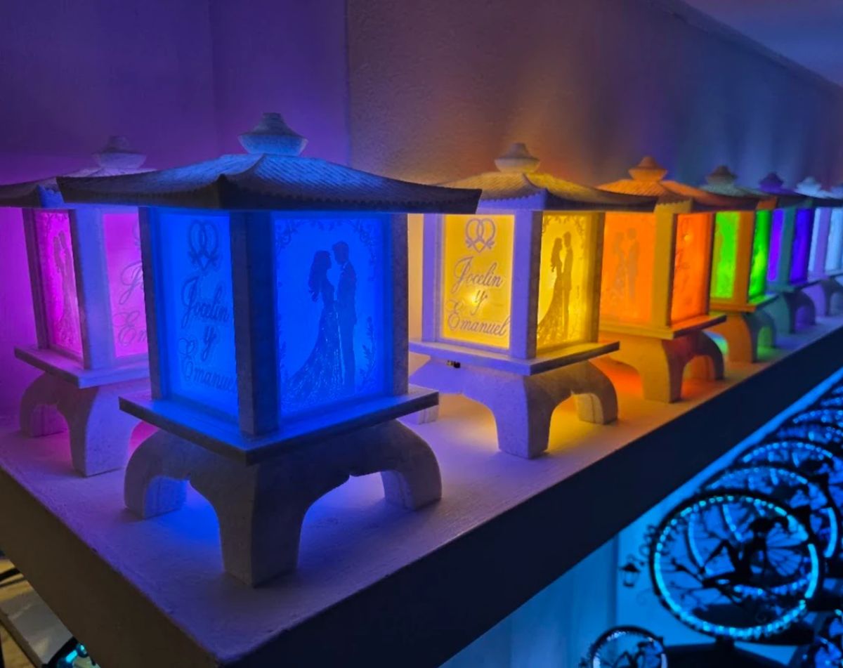 Centros de Mesa - Farol Kasumi 20cm - Casamiento
