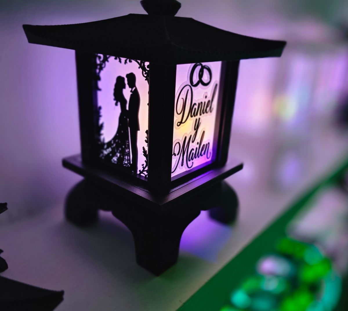 Centros de Mesa - Farol Kasumi 20cm - Casamiento