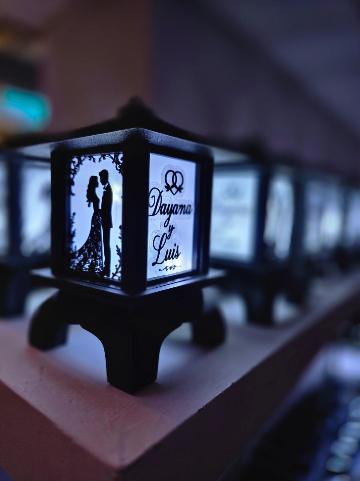Centros de Mesa - Farol Kasumi 20cm - Casamiento