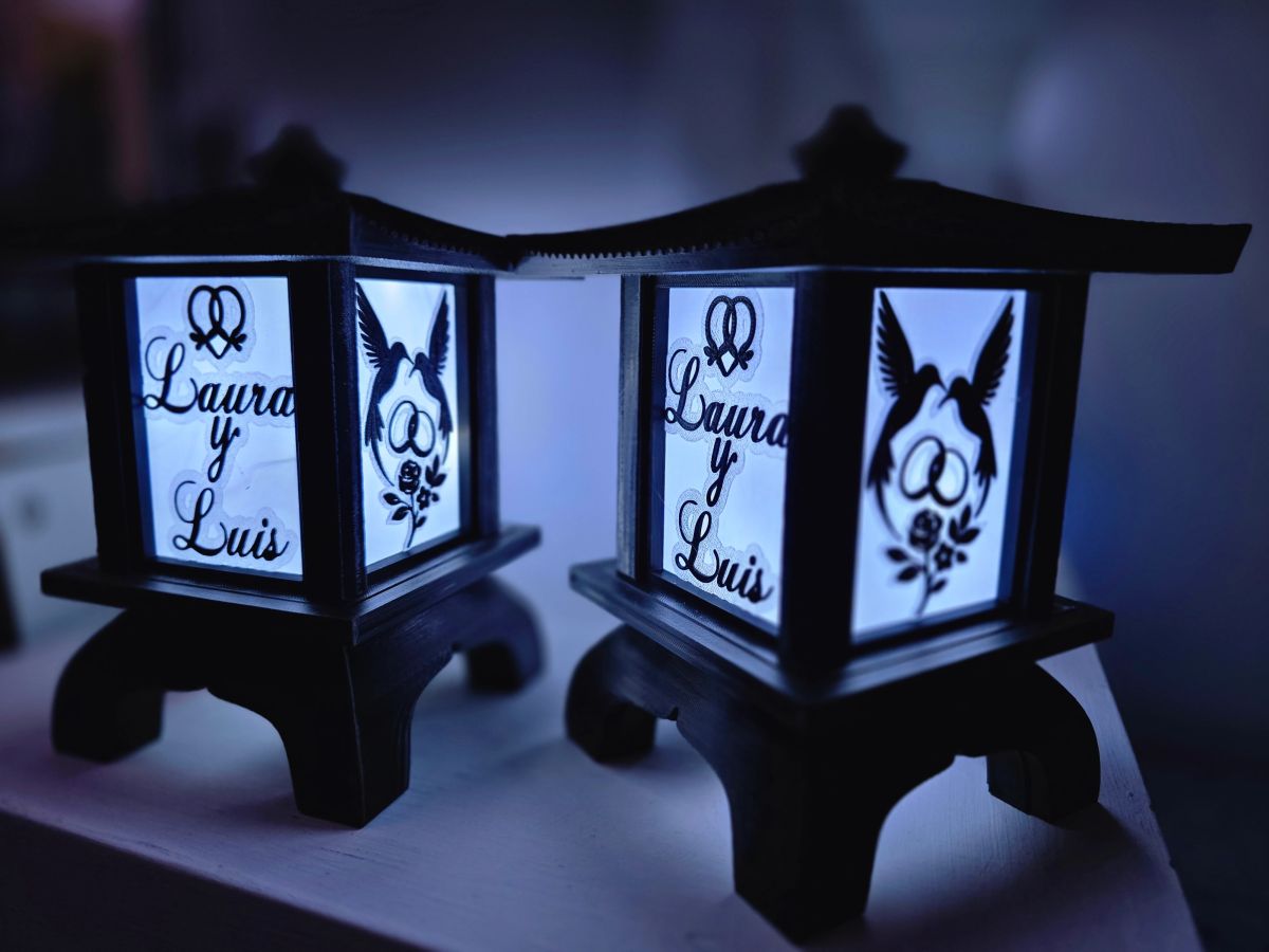 Centros de Mesa - Farol Kasumi 20cm - Casamiento