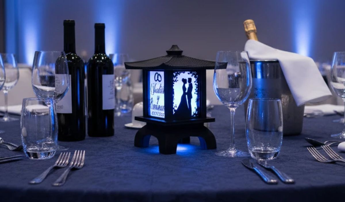 Centros de Mesa - Farol Kasumi 20cm - Casamiento