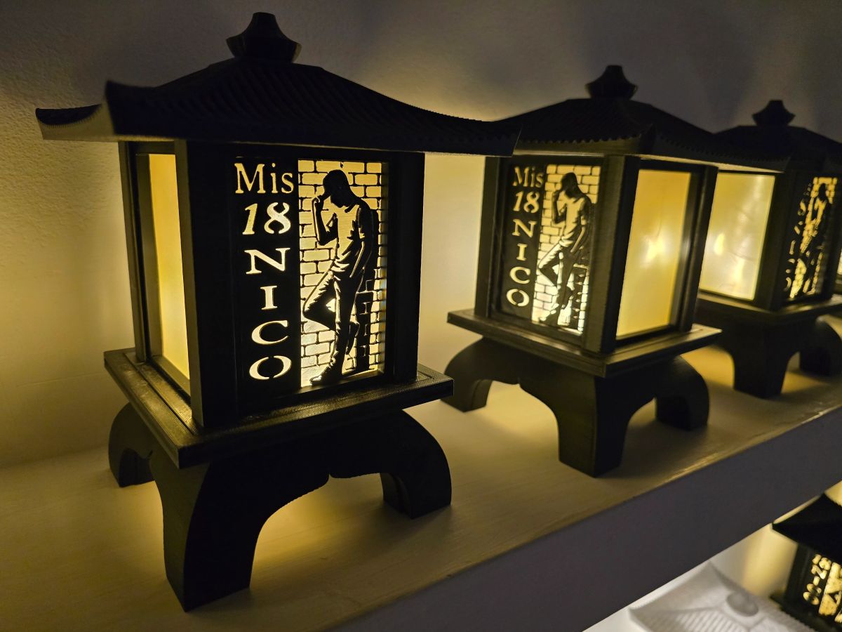 Centros de Mesa - Farol Kasumi 20cm - Mis 18