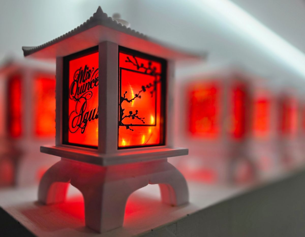 Centros de Mesa - Farol Kasumi 20cm - Quince Años