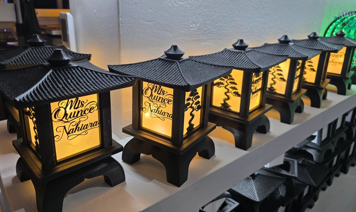 Centros de Mesa - Farol Kasumi 20cm - Quince Años, Cumpleaños Adultos