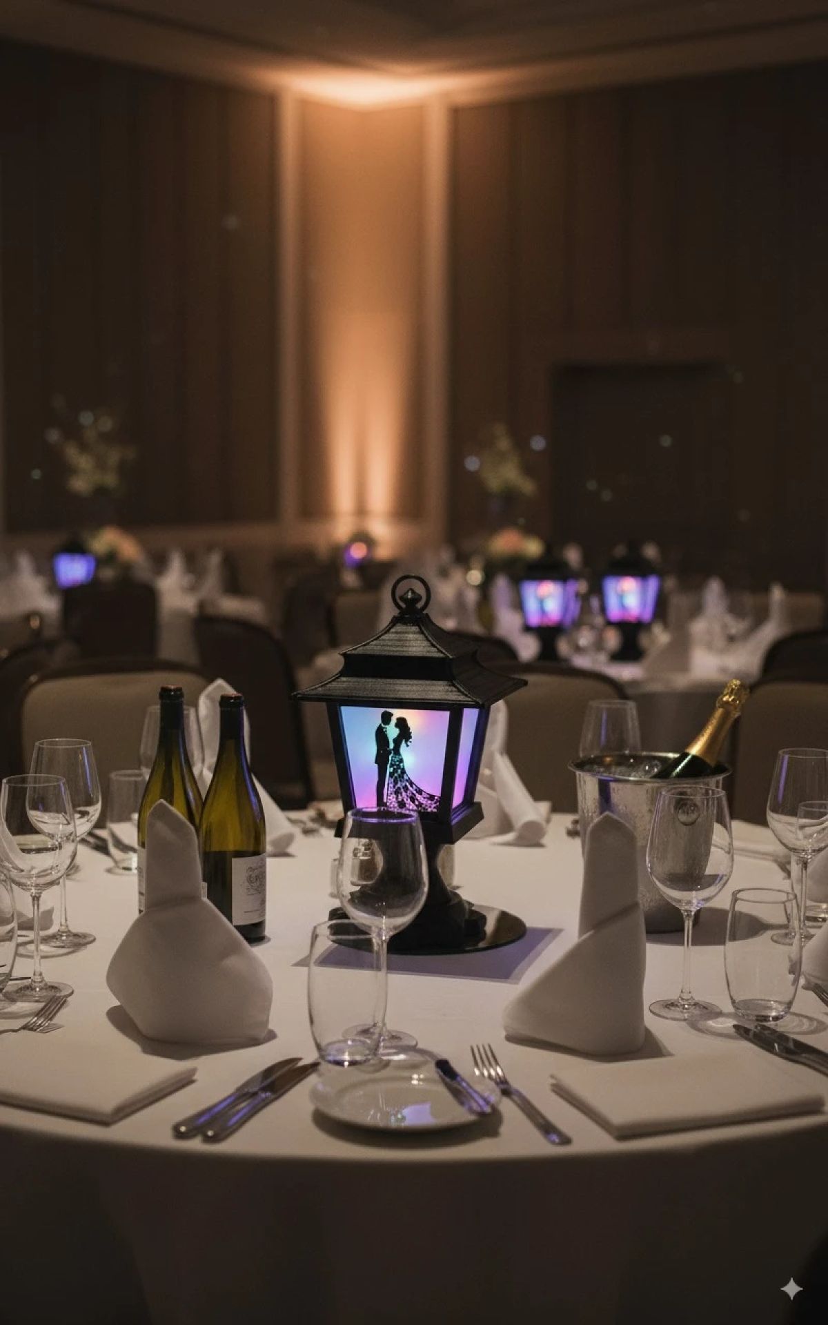 Centros de Mesa - Farol Luminis 30cm - Casamiento