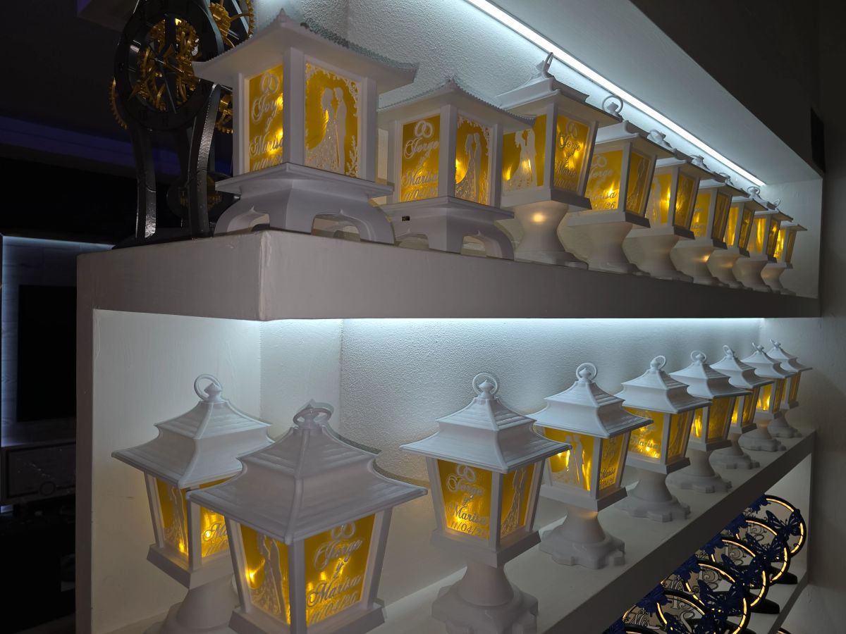 Centros de Mesa - Farol Luminis 30cm - Casamiento