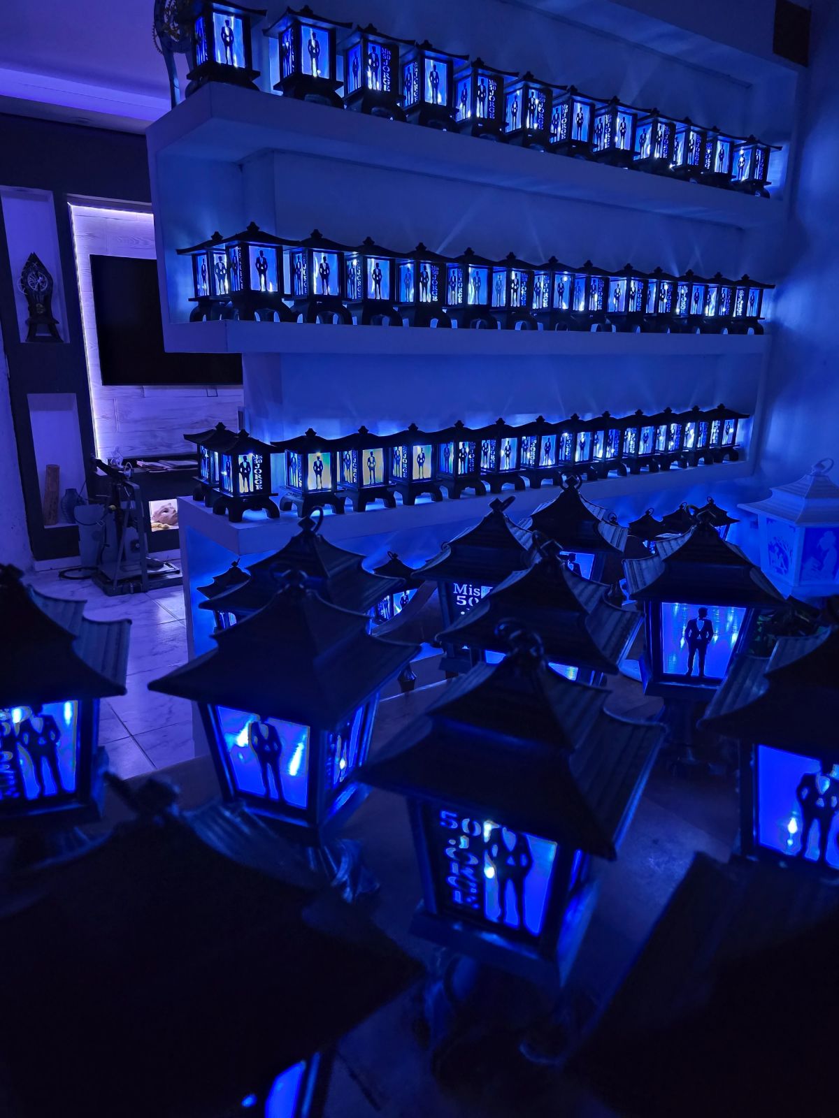 Centros de Mesa - Farol Luminis 30cm - Mis 18, Cumpleaños Adultos
