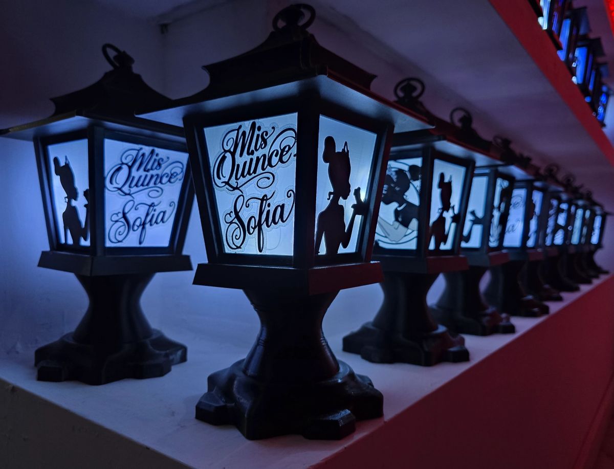 Centros de Mesa - Farol Luminis 30cm - Quince Años