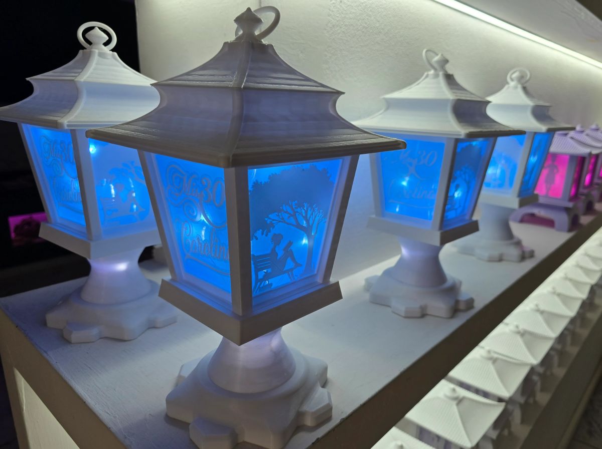 Centros de Mesa - Farol Luminis 30cm - Quince Años, Cumpleaños Adultos