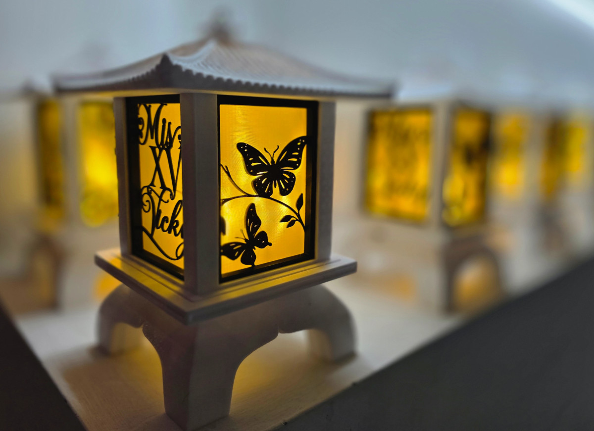 Centros de Mesa - Farol Kasumi 20cm #2396