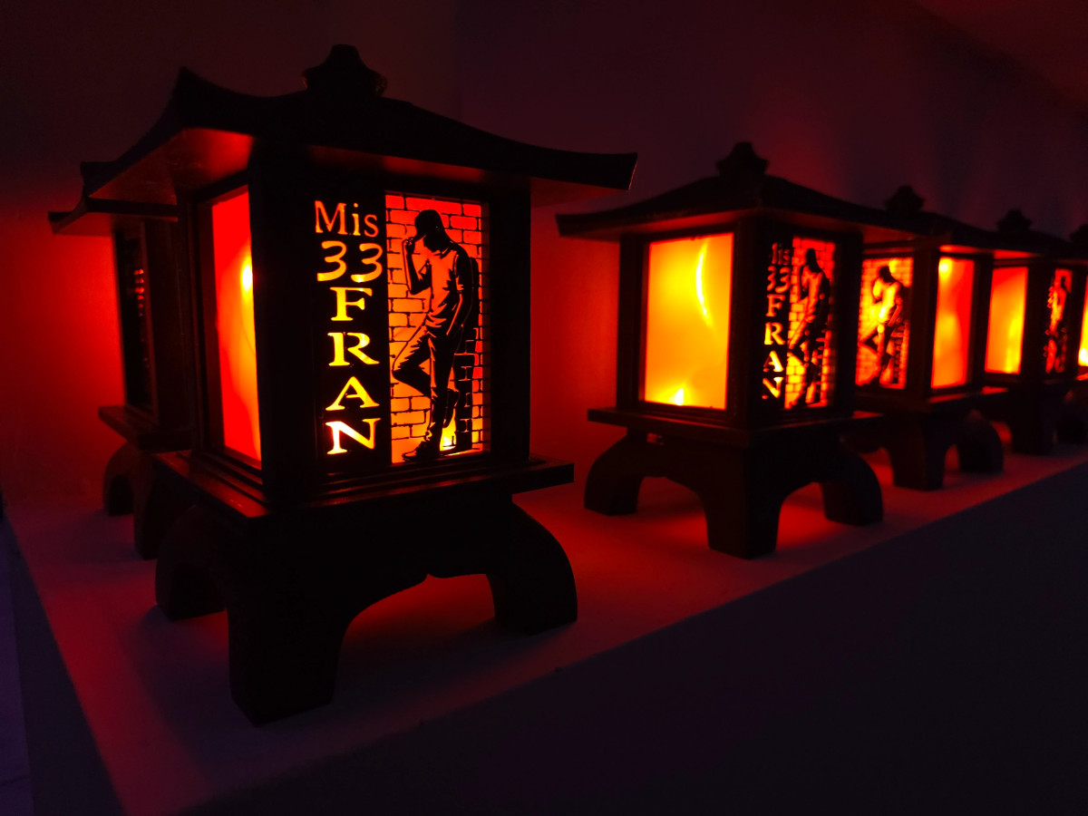 Centros de Mesa - Farol Kasumi 20cm #2611