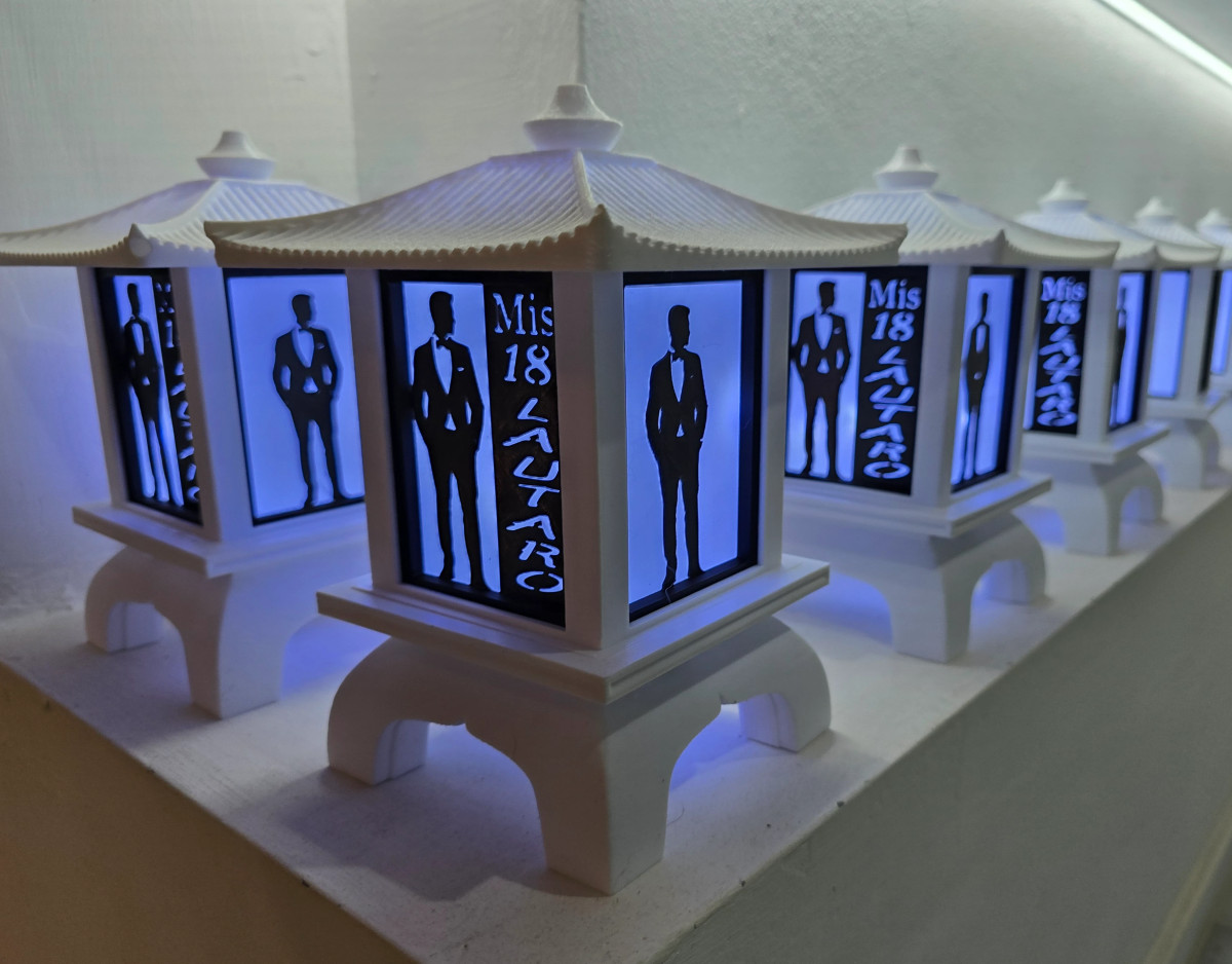 Centros de Mesa - Farol Kasumi 20cm #2731