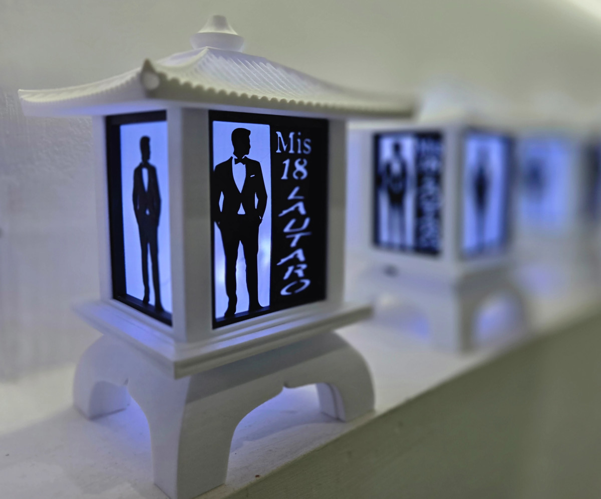 Centros de Mesa - Farol Kasumi 20cm #2732