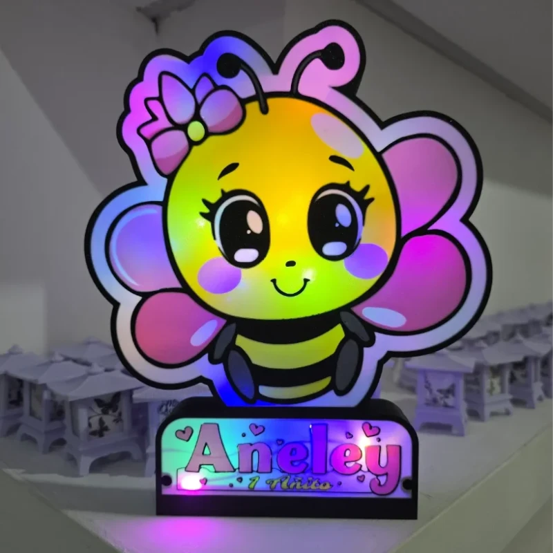 Centros de Mesa LED Personalizados, Light Box 27cm